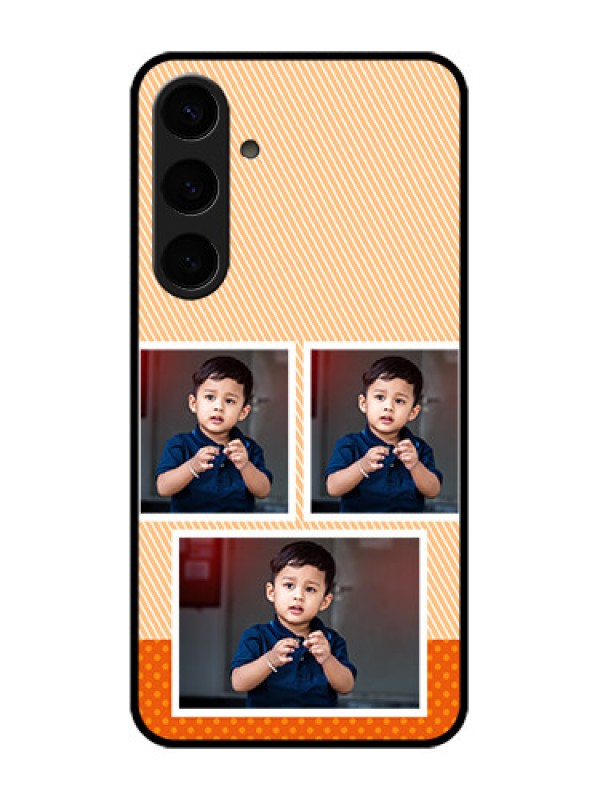 Custom Samsung Galaxy S24 Plus 5G Custom Glass Phone Case - Bulk Photos Upload Design