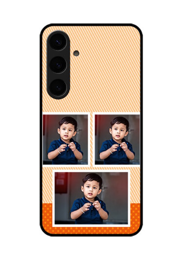 Samsung Galaxy S24 Plus 5G Custom Glass Phone Case - Bulk Photos Upload Design