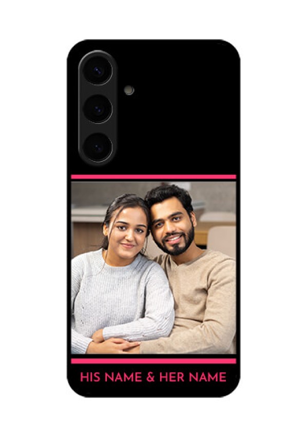 Samsung Galaxy S24 Plus 5G Custom Glass Phone Case - With Add Text Design