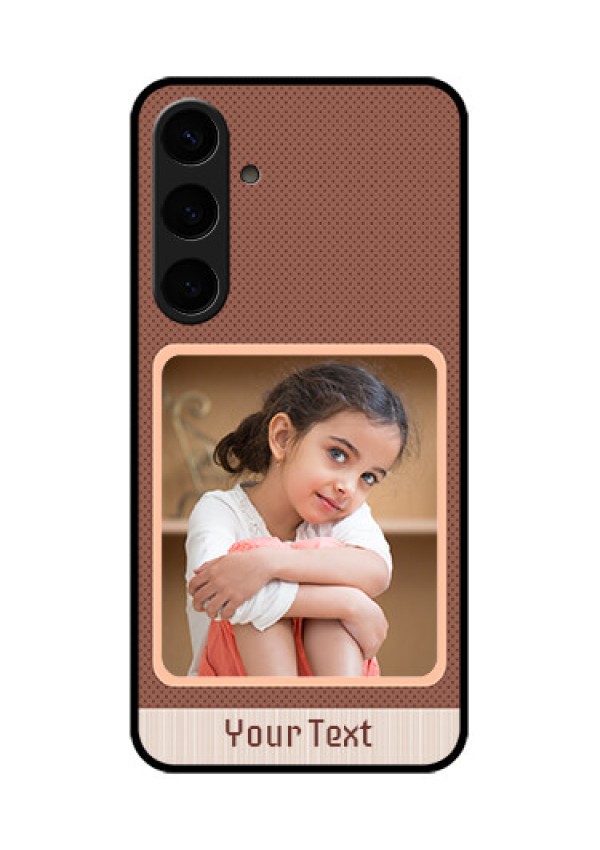 Samsung Galaxy S24 Plus 5G Custom Glass Phone Case - Simple Pic Upload Design