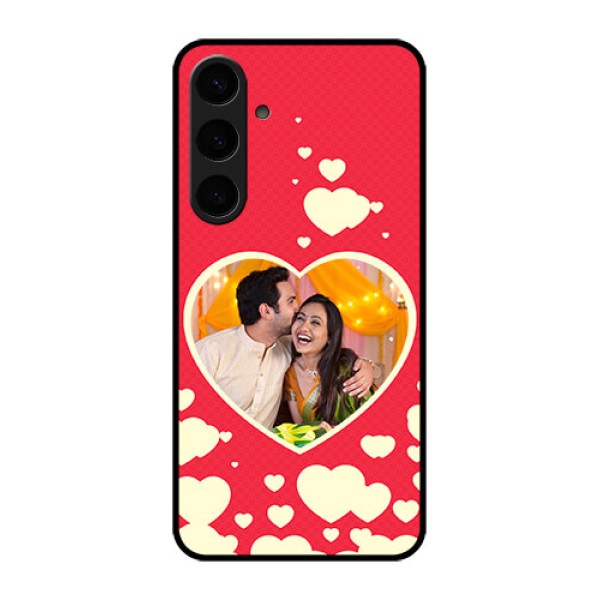 Samsung Galaxy S24 Plus 5G Custom Glass Phone Case - Love Symbols Phone Cover Design Samsung Galaxy S24 Plus 5G Custom Glass Phone Case - Love Symbols Phone Cover Design
