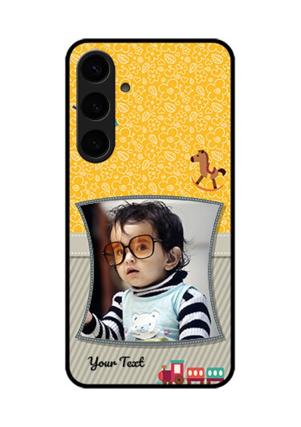 Samsung Galaxy S24 Plus 5G Custom Glass Phone Case - Baby Picture Upload Design
