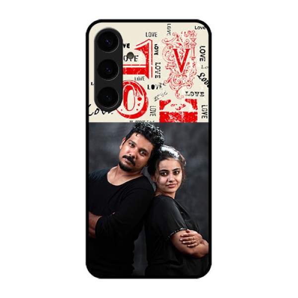 Samsung Galaxy S24 Plus 5G Custom Glass Phone Case - Trendy Love Design Case Samsung Galaxy S24 Plus 5G Custom Glass Phone Case - Trendy Love Design Case
