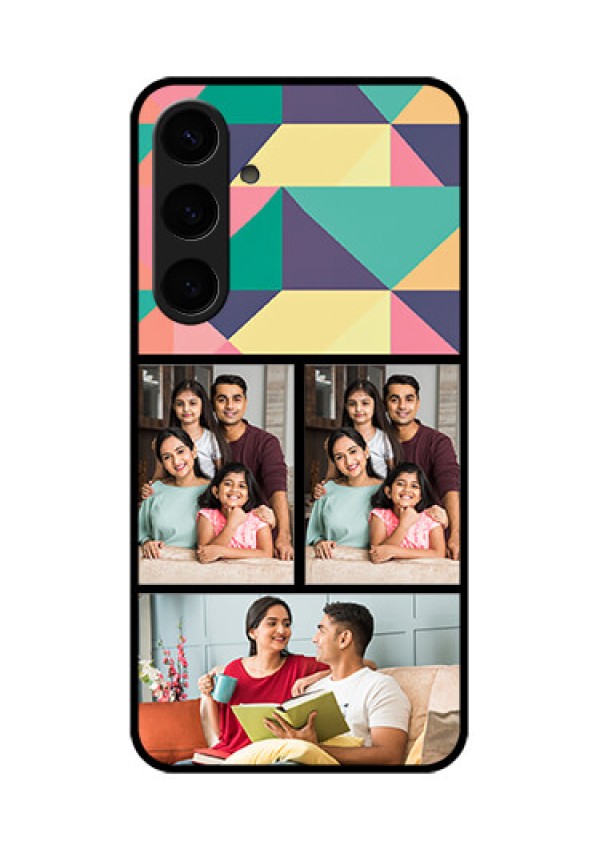 Samsung Galaxy S24 Plus 5G Custom Glass Phone Case - Bulk Pic Upload Design