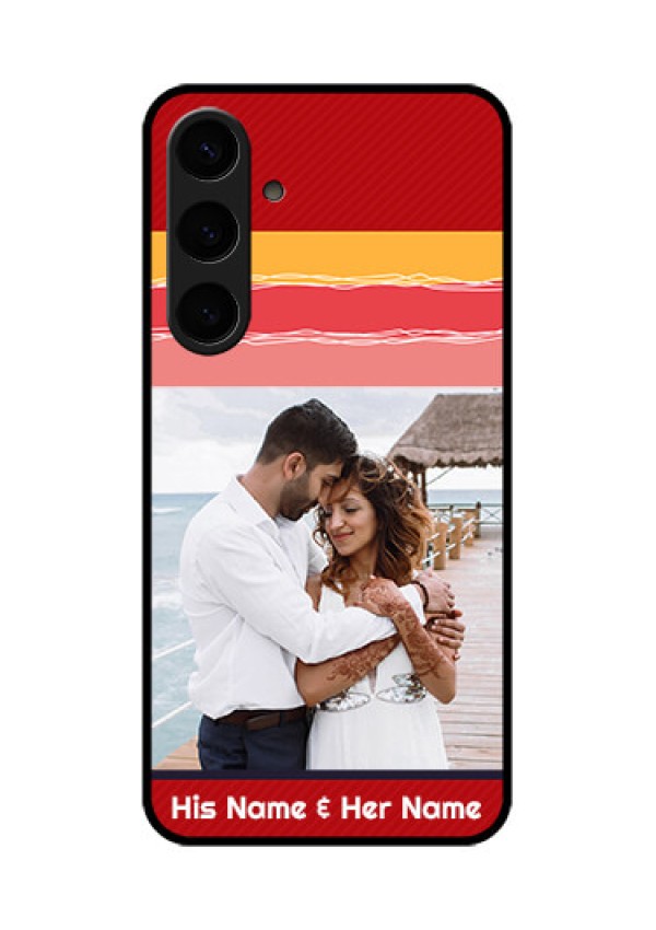 Samsung Galaxy S24 Plus 5G Custom Glass Phone Case - Colorful Case Design