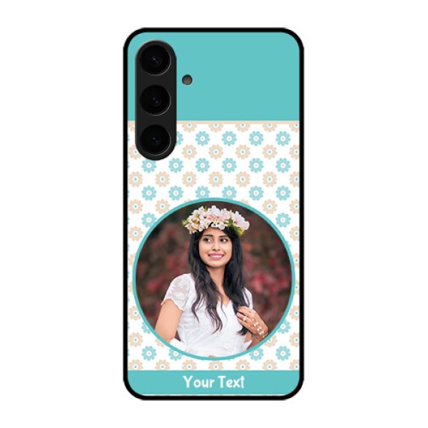 Samsung Galaxy S24 Plus 5G Custom Glass Phone Case - Beautiful Flowers Design Samsung Galaxy S24 Plus 5G Custom Glass Phone Case - Beautiful Flowers Design