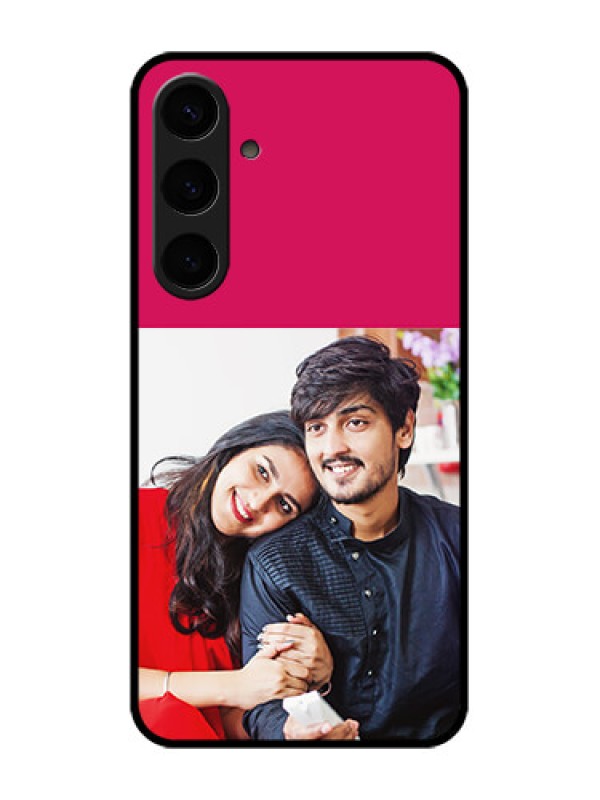 Custom Samsung Galaxy S24 Plus 5G Custom Glass Phone Case - Anniversary Cover Design