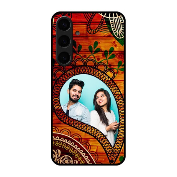 Samsung Galaxy S24 Plus 5G Custom Glass Phone Case - Abstract Colorful Design