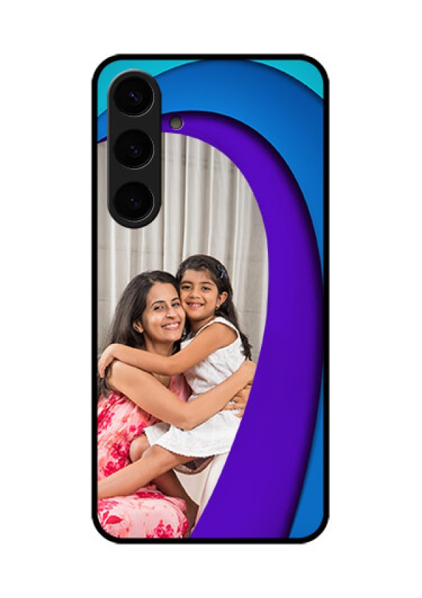Samsung Galaxy S24 Plus 5G Custom Glass Phone Case - Simple Pattern Design