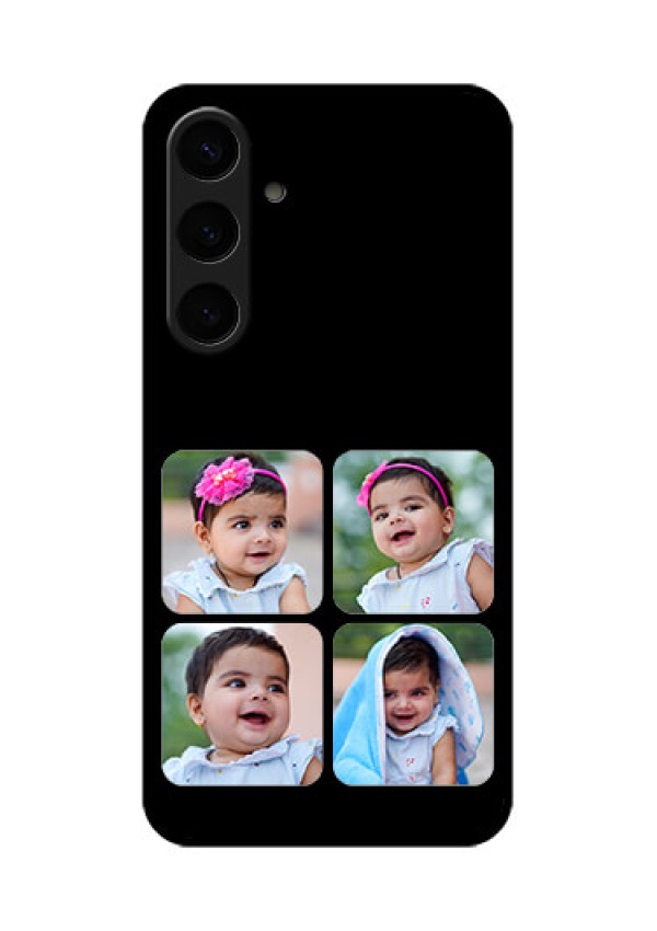 Samsung Galaxy S24 Plus 5G Custom Glass Phone Case - Multiple Pictures Design