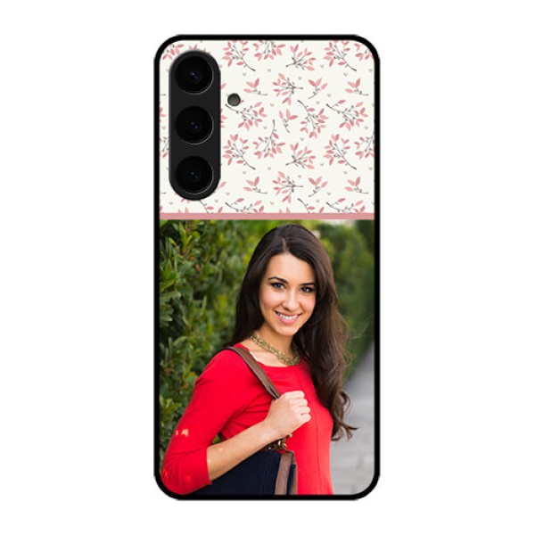 Samsung Galaxy S24 Plus 5G Custom Glass Phone Case - Stunning Floral Design Samsung Galaxy S24 Plus 5G Custom Glass Phone Case - Stunning Floral Design