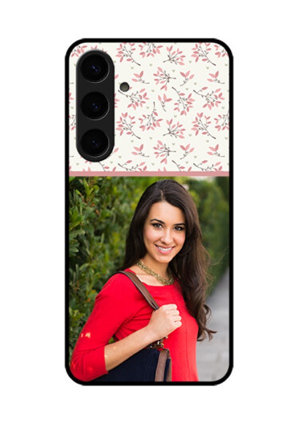 Samsung Galaxy S24 Plus 5G Custom Glass Phone Case - Stunning Floral Design