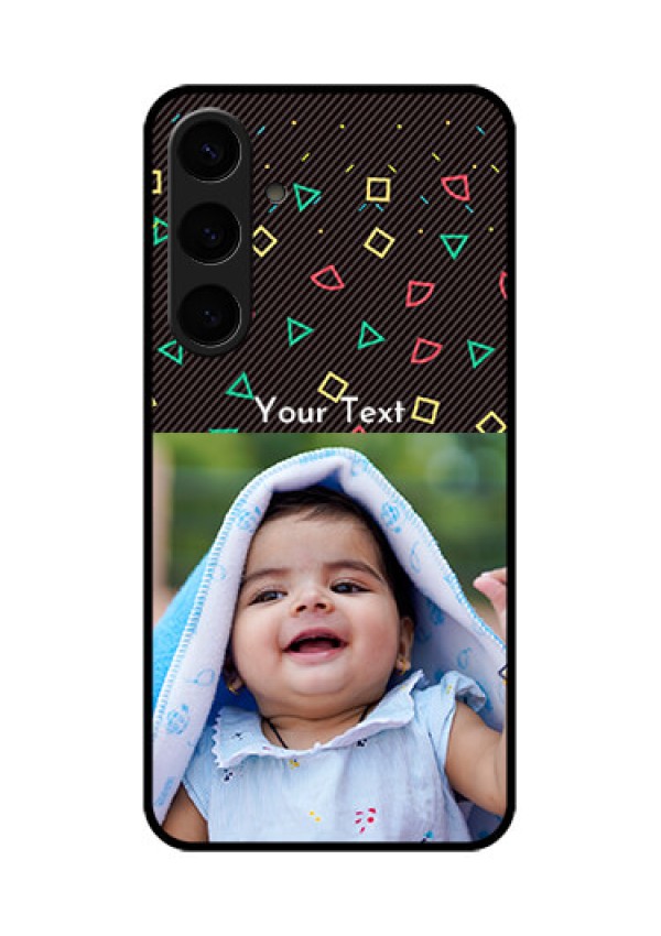 Samsung Galaxy S24 Plus 5G Custom Glass Phone Case - With Confetti Birthday Design