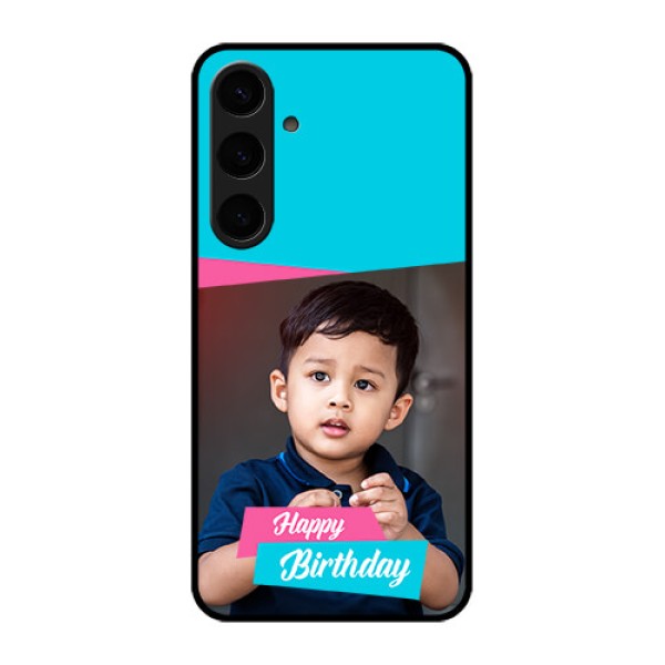 Samsung Galaxy S24 Plus 5G Custom Glass Phone Case - Image Holder With 2 Color Design Samsung Galaxy S24 Plus 5G Custom Glass Phone Case - Image Holder With 2 Color Design