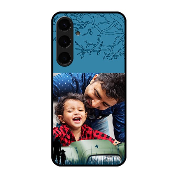 Samsung Galaxy S24 Plus 5G Custom Glass Phone Case - Best Dad Design