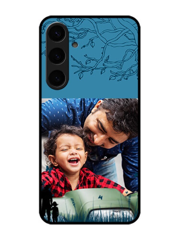 Custom Samsung Galaxy S24 Plus 5G Custom Glass Phone Case - Best Dad Design