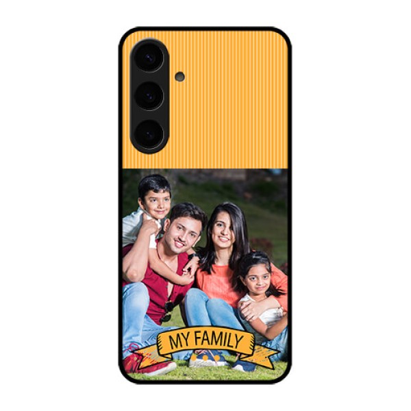Samsung Galaxy S24 Plus 5G Custom Glass Phone Case - My Family Design