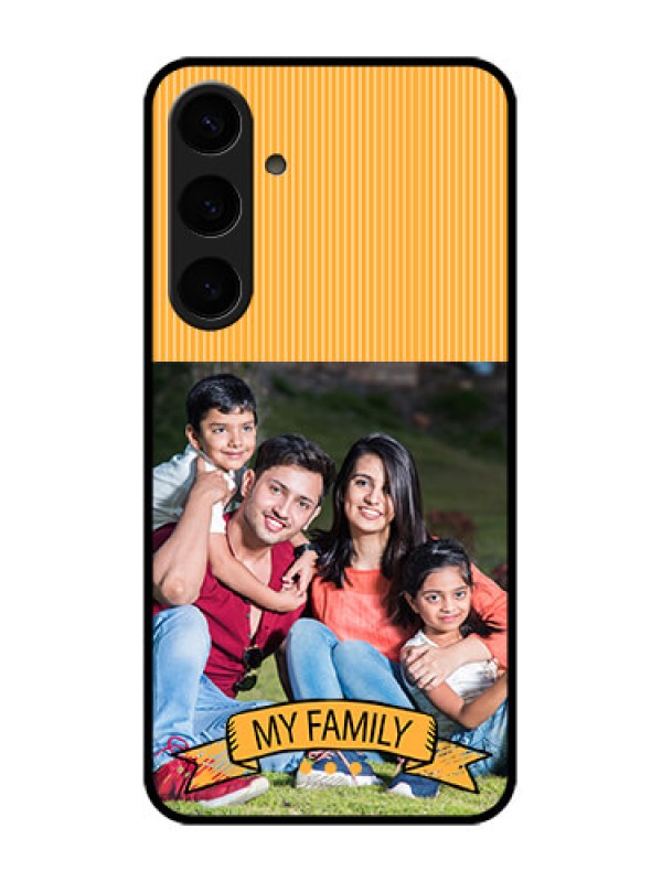 Custom Samsung Galaxy S24 Plus 5G Custom Glass Phone Case - My Family Design