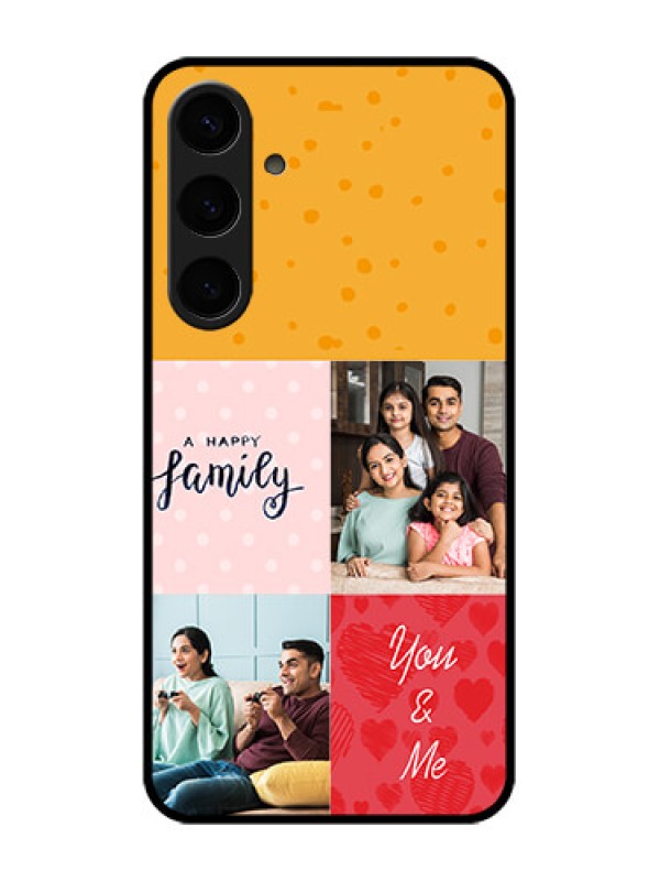 Custom Samsung Galaxy S24 Plus 5G Custom Glass Phone Case - Images With Quotes Design