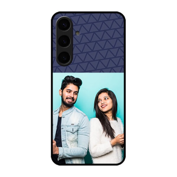Samsung Galaxy S24 Plus 5G Custom Glass Phone Case - With Best Friends Design Samsung Galaxy S24 Plus 5G Custom Glass Phone Case - With Best Friends Design