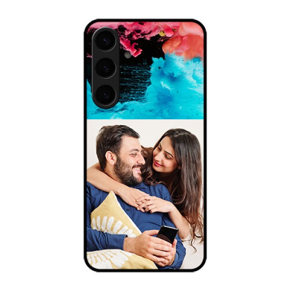 Samsung Galaxy S24 Plus 5G Custom Glass Phone Case - Quote With Acrylic Painting Design Samsung Galaxy S24 Plus 5G Custom Glass Phone Case - Quote With Acrylic Painting Design