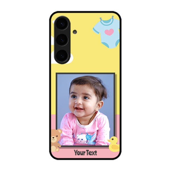 Samsung Galaxy S24 Plus 5G Custom Glass Phone Case - Kids 2 Color Design Samsung Galaxy S24 Plus 5G Custom Glass Phone Case - Kids 2 Color Design