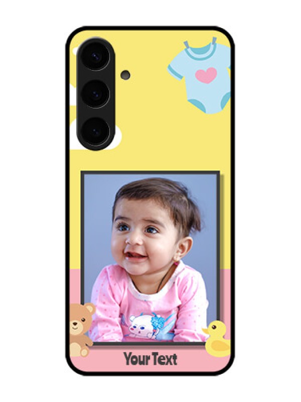 Custom Samsung Galaxy S24 Plus 5G Custom Glass Phone Case - Kids 2 Color Design