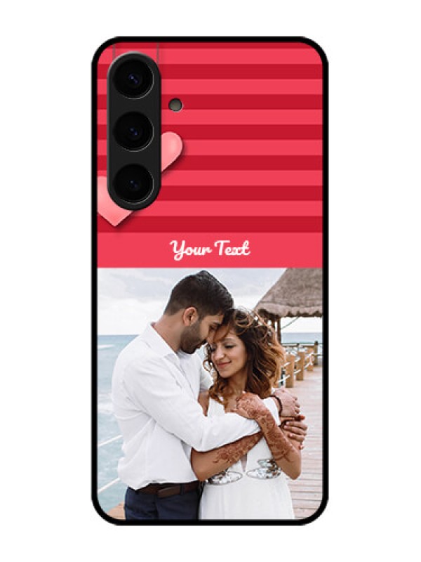 Custom Samsung Galaxy S24 Plus 5G Custom Glass Phone Case - Valentines Day Design