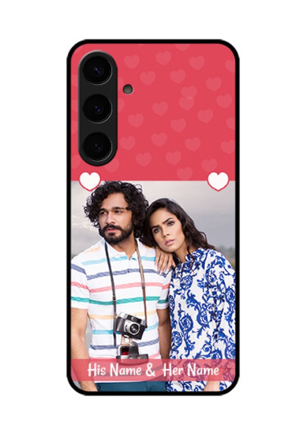 Samsung Galaxy S24 Plus 5G Custom Glass Phone Case - Simple Love Design