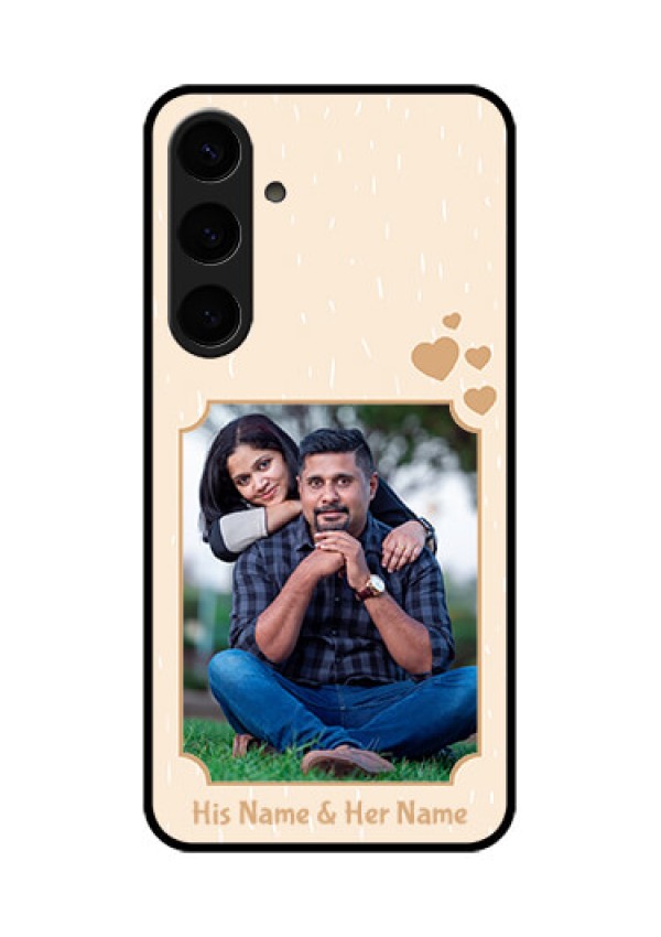 Samsung Galaxy S24 Plus 5G Custom Glass Phone Case - With Confetti Love Design