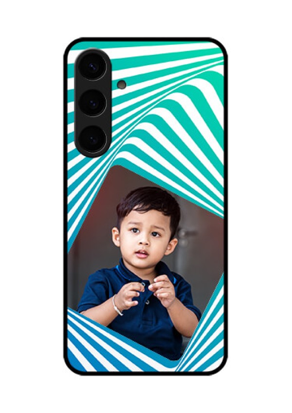 Samsung Galaxy S24 Plus 5G Custom Glass Phone Case - Abstract Spiral Design