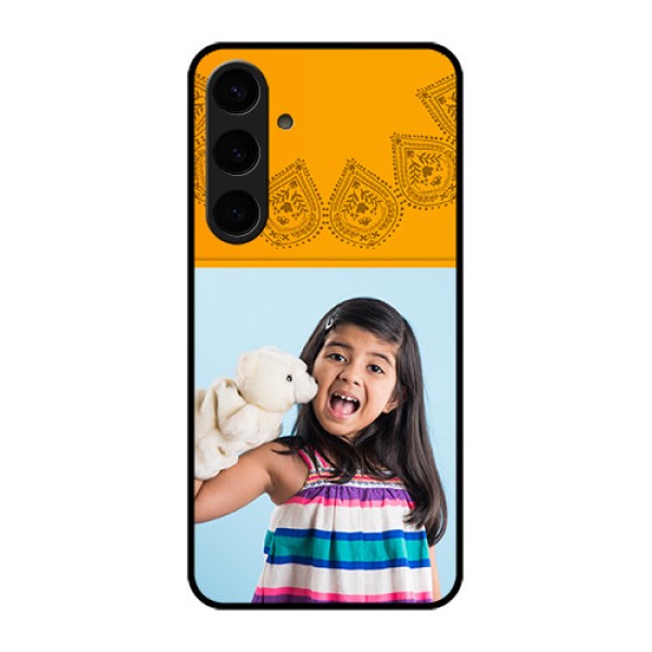 Samsung Galaxy S24 Plus 5G Custom Glass Phone Case - Photo Wedding Design Samsung Galaxy S24 Plus 5G Custom Glass Phone Case - Photo Wedding Design