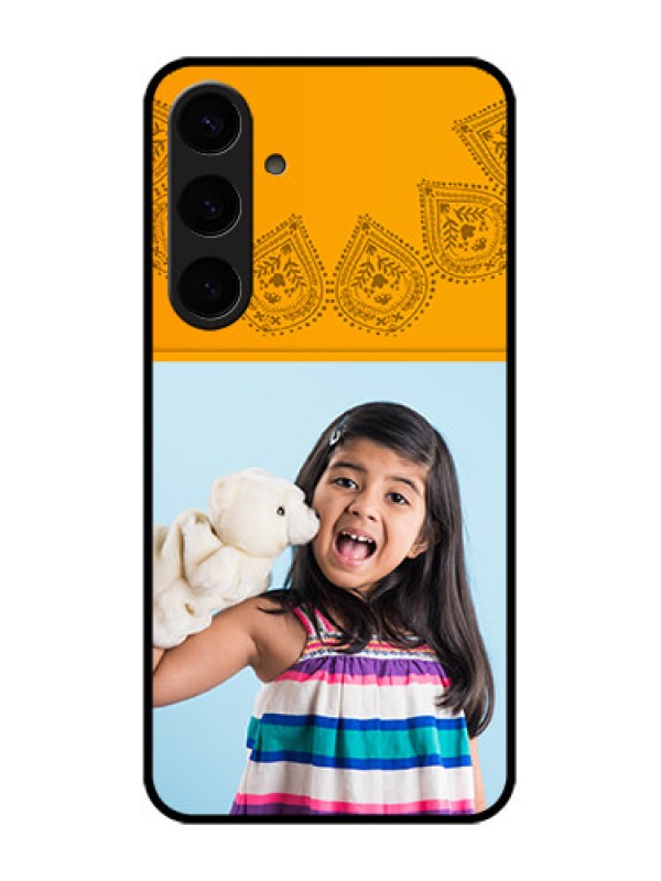 Custom Samsung Galaxy S24 Plus 5G Custom Glass Phone Case - Photo Wedding Design