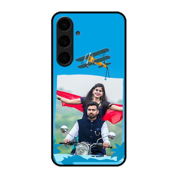 Samsung Galaxy S24 Plus 5G Custom Glass Phone Case - Traveller Design