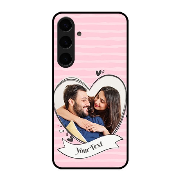 Samsung Galaxy S24 Plus 5G Custom Glass Phone Case - Vintage Heart Design Samsung Galaxy S24 Plus 5G Custom Glass Phone Case - Vintage Heart Design