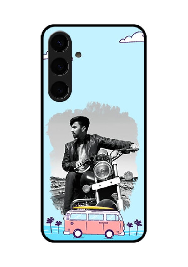 Samsung Galaxy S24 Plus 5G Custom Glass Phone Case - Travel & Adventure Design