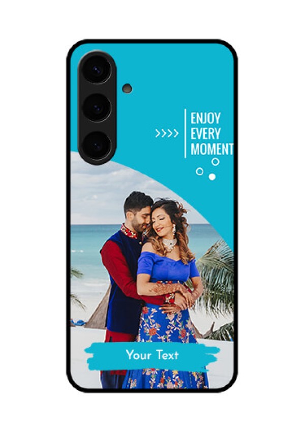 Samsung Galaxy S24 Plus 5G Custom Glass Phone Case - Happy Moment Design