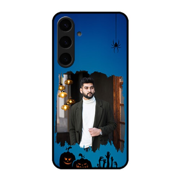 Samsung Galaxy S24 Plus 5G Custom Glass Phone Case - With Pro Halloween Design Samsung Galaxy S24 Plus 5G Custom Glass Phone Case - With Pro Halloween Design