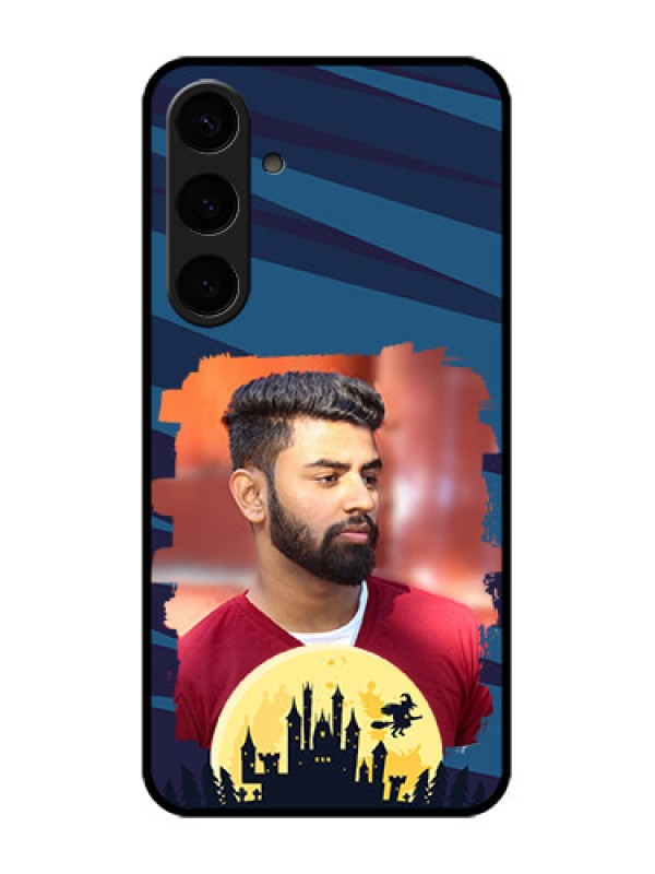 Custom Samsung Galaxy S24 Plus 5G Custom Glass Phone Case - Halloween Witch Design