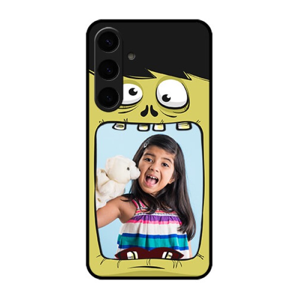 Samsung Galaxy S24 Plus 5G Custom Glass Phone Case - Cartoon Monster Back Case Design