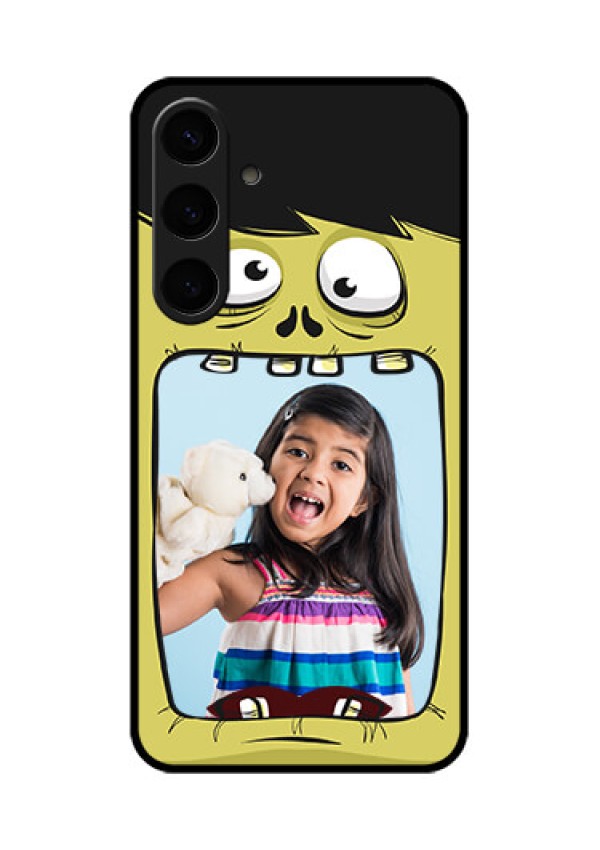 Samsung Galaxy S24 Plus 5G Custom Glass Phone Case - Cartoon Monster Back Case Design