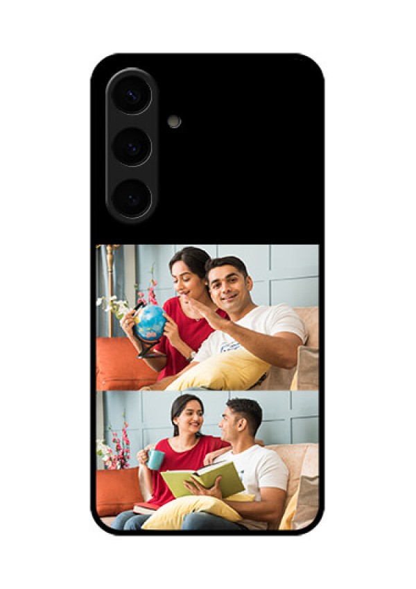 Samsung Galaxy S24 Plus 5G Custom Glass Phone Case - 2 Images Design