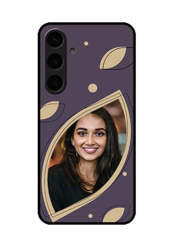 Samsung Galaxy S24 Plus 5G Custom Glass Phone Case - Falling Leaf Design