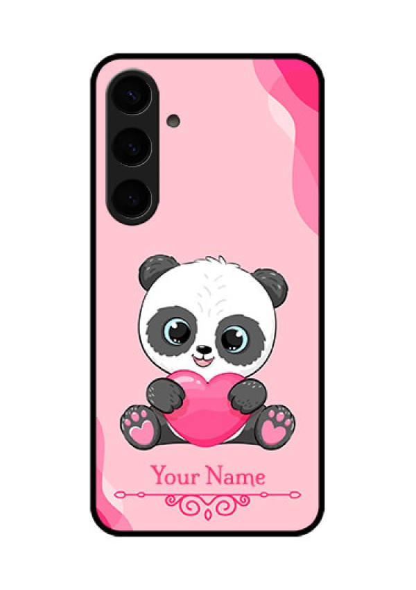 Samsung Galaxy S24 Plus 5G Custom Glass Phone Case - Cute Panda Design