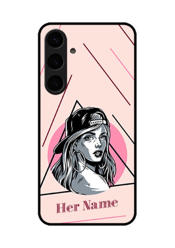 Samsung Galaxy S24 Plus 5G Custom Glass Phone Case - Rockstar Girl Design