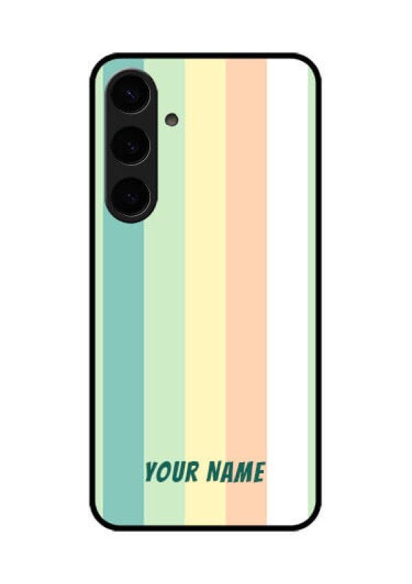 Samsung Galaxy S24 Plus 5G Custom Glass Phone Case - Multi - Colour Stripes Design