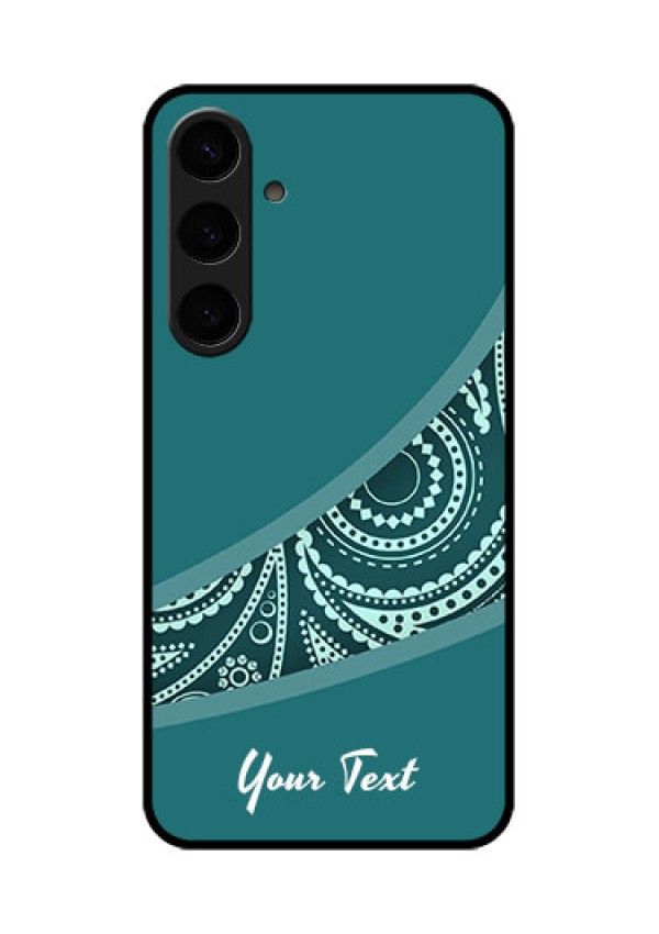 Samsung Galaxy S24 Plus 5G Custom Glass Phone Case - Semi Visible Floral Design