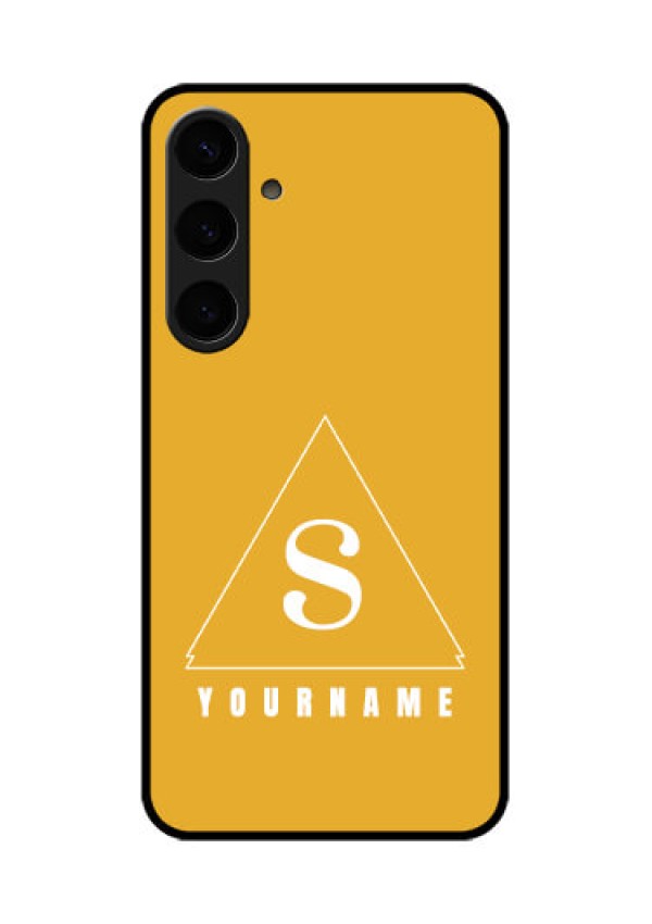 Samsung Galaxy S24 Plus 5G Custom Glass Phone Case - Simple Triangle Design