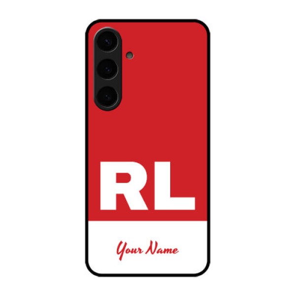 Samsung Galaxy S24 Plus 5G Custom Glass Phone Case - Dual Tone Custom Text Design Samsung Galaxy S24 Plus 5G Custom Glass Phone Case - Dual Tone Custom Text Design