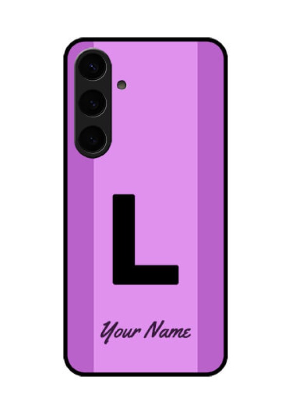 Samsung Galaxy S24 Plus 5G Custom Glass Phone Case - Tricolor Custom Text Design